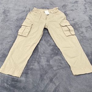 H&M Khaki Paperbag Pants